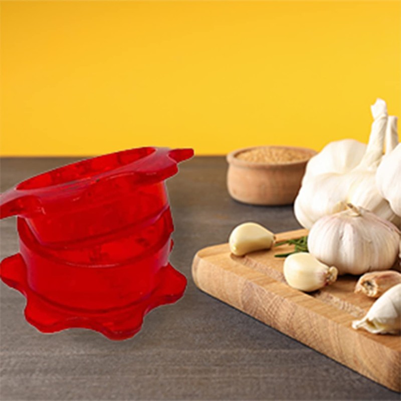 Angel’s Peel Lounge Garlic Mincer, Manual Garlic Press for Quick