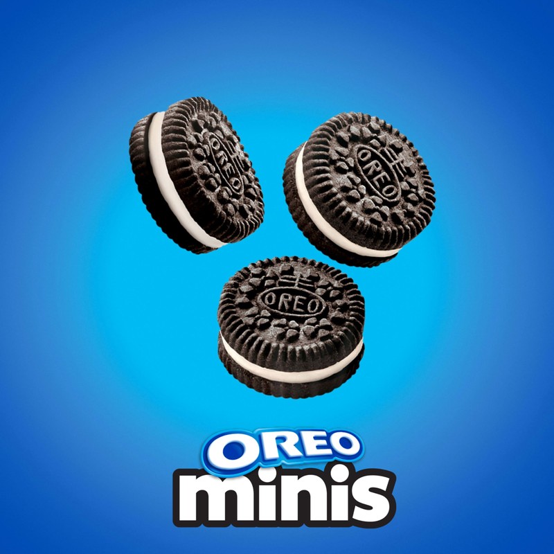 OREO Minis Chocolate Sandwich Cookies, 12 - 3.5 oz Snack