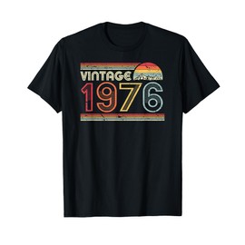 1976 Vintage Shirt, Birthday Gift Tee. Retro Style T-Shirt