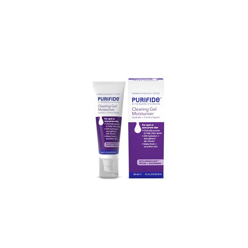 Purifide by Acnecide Spot Clearing Gel Face Moisturiser, Spot Treatment
