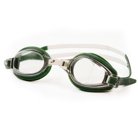 Soaked Adult Piranha Goggles Forest Green