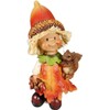 Generisch Set of 2 Autumn Figures Boy & Girl Each