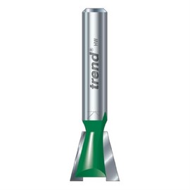 Trend CraftPro C041AX8MMTC Dovetail Router Bit 8mm Shank 12.7mm Cutting Diameter 104 Degree Angle 12.7mm Cutting Length Carbide Tipped