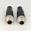 Elecbee 2PCS M12 8-Pin Connector Plug, 12 mm Sensor Cable