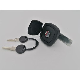 CR-MOESANCO® Caravan Boot Lock with Black Protective Lid with 2 Keys for Motorhome Gas Suitcase
