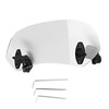 Universal Motorcycle Adjustable Clip On Windscreen Wind Deflector Windshield Accessories