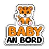 Baby on Board Sticker Car, Baby Tiger Car Sticker, Baby