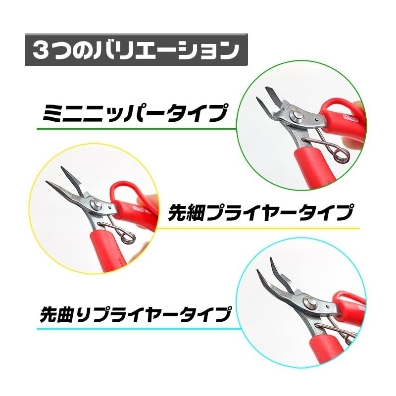 MR.CAP Stainless Steel Mini Tool Set Nippers Tapered Pliers Bend