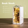 Rolife Sunshine Town 3D Wooden DIY Miniature 1:24 Dollhouse Book