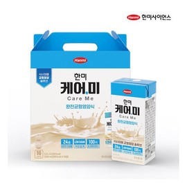 Hanmi 한미 단품 케어미 완전균형영양식 1박스(200ml x 16팩 ) Hanmi Single Item Care Me Complete Nutritional Meal 1 Box (200ml x 16 Packs)