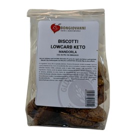 BONGIOVANNI FARINE E BONTA' NATURALI Biscotti Artigianali Low Carb alla Mandorla 125grms