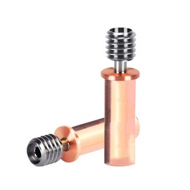 Super Print 2PCS Upgrade Kobra 2 BiMetal Heatbreak, Copper+Titanium Alloy All Metal Bi-Metal Heat Break for Kobra 2/Kobra 2 Max/Kobra 2 Neo/Kobra 2 Pro/Kobra 2 Plus 3D Printer Hotend.