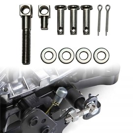 Kit de enlace de acelerador secundario ajustable de la serie Pro 20-122 para doble pumper Holley HP Ultra XP 4150 4500 carburadores para pista circular Street Drag Racing reemplaza el número de pieza