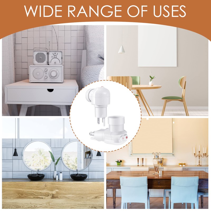 Plug in Light Socket, Outlet to Light Socket Adapter 3