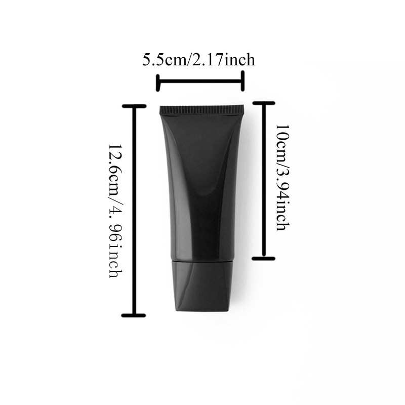 Aspire 4 Pack 2.04 OZ Empty Cosmetic Squeezable Tubes Refillable