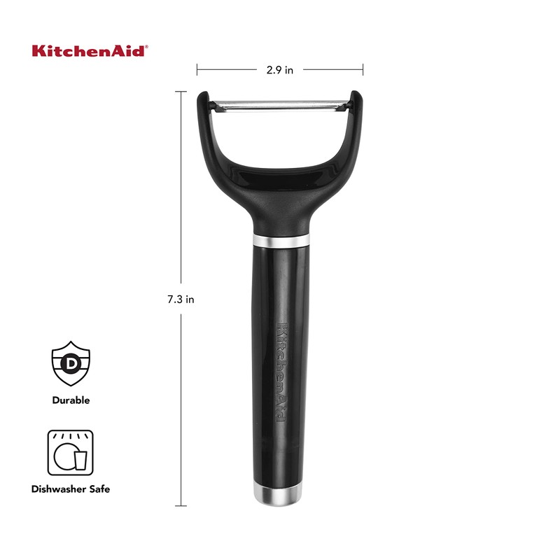 KitchenAid Y Peeler with Ergonomic Handle and Single Edge Blade