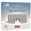 BRUBAKER Tree Candles - Pack of 40 - Silver -
