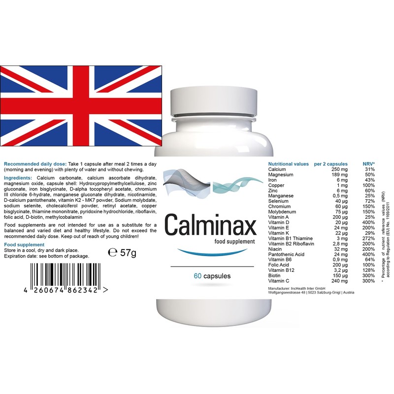 Calminax - 60 capsules