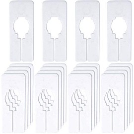 Only Hangers Clothing Rack Blank Rectangular Dividers - 20 Blank Rectangular Size Dividers