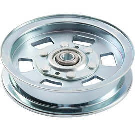 Lawn Mower Idler Pulley 033-2000-00, 033-7201-00, 033-7201-25, 033-8000-00 Compatible with Bad Boy MZ ZT Outlaw Series 48" 50" 54" 60" 61", 72" Decks, Flat Idler Pulley Mower Replacement Part