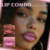 Noerrors Lip Liner and Lipstick Kit, Pink Lip Combo Sets