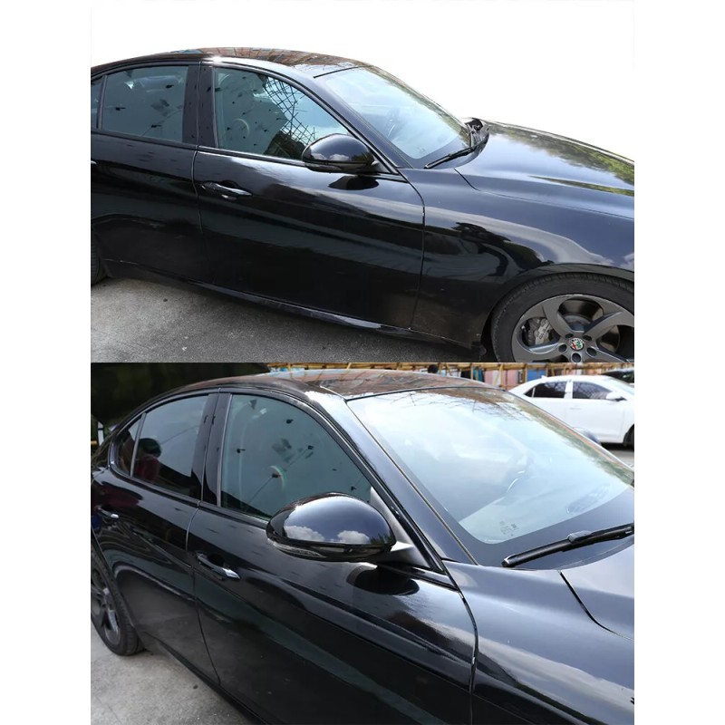 e-power-auto-Trim For Alfa Romeo Giulia 2017-2022 Side Rearview Mirror Caps