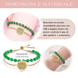 LParkin Stainless Steel Bracelet Adjustable Sister Younger Sister Gift Birthday Anniversary Christmas 16+5cm Stainless Steel, Stainless Steel