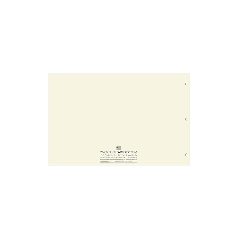 BookFactory Ledger Pad/Large 2 Column Accounting Ledger Columnar (Two Columns)