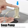 Soap Pump Head Built In Kitchen Sink Soap Dispenser Head