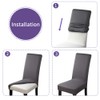 Chair Covers, Set of 2, Universal Stretch Chair Covers, Modern