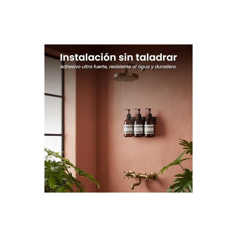 MAISONOVO Dispensador de champú y acondicionador - Dispensador de jabón
