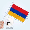 Anley Armenia Mini Flag 12 Pack - Hand Held Small