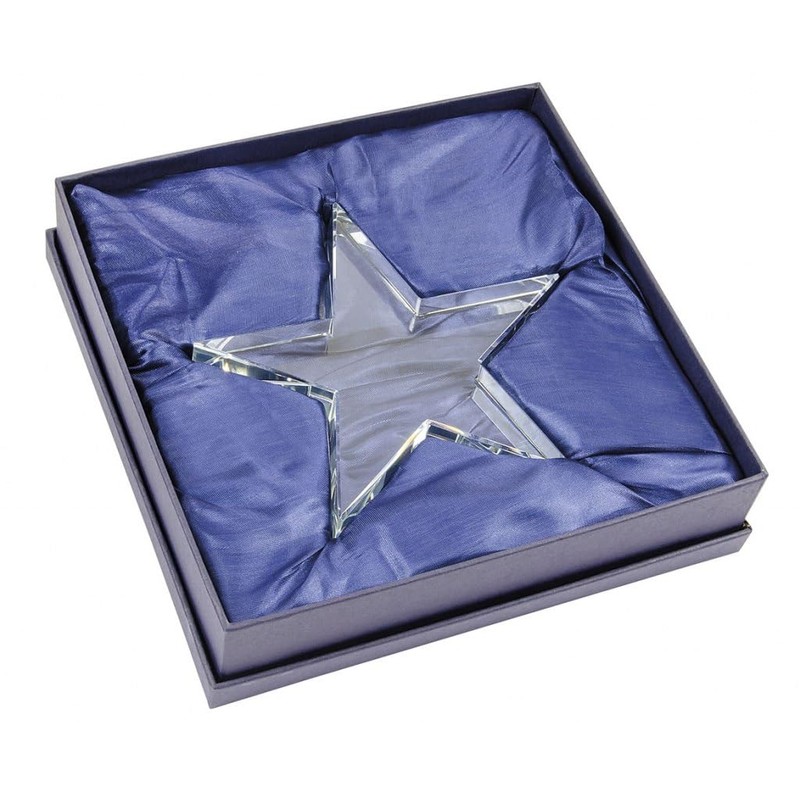 Varotto & Co. Star Glass Paperweight Cod.EL35612 cm 13 x
