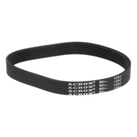 QUARKZMAN 135J6 Rubber Poly V Belt, 6 Ribs PJ-V Belt, 342 mm Length x 14 mm Width x 3.5 mm Thick, Industrial Drive Belt