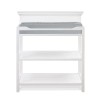 Pemberly Row Universal Traditional Wood Changing Table in White