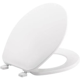 Mainline ML70000 Round Toilet Seat Plastic White 1/2"