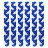 Jerusalem Candles Havdalah Candle - Braided Blue and White -