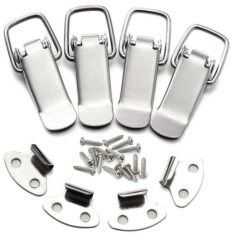 Stainless Steel Tension Clasp with Screws, 56mm Lever Clasp, Spring