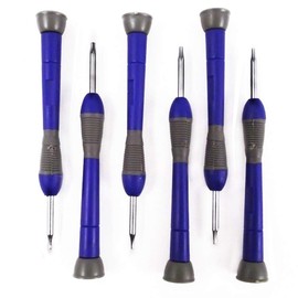Universal Tool 6 piece Swivel Head Torx Screwdrivers, Blue