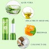 Set De 4 Labiales De Aloe Vera, Brillo Labial Mágico