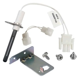 80 Volt Silicon Nitride Igniter， IGN00145 Furnace Ignitors For Furnace Igniters Compatible with Trane IGN145, 768A-815 Hot Surface Ignitor Kit With Mounting Screws -White