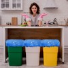 Yeaqee 12 Pcs Trash Can Covers Outdoor 90 Gallon Outside