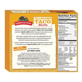 Garden of Eatin' Yellow Corn Taco Shells, 12 Count (Pack of 12)