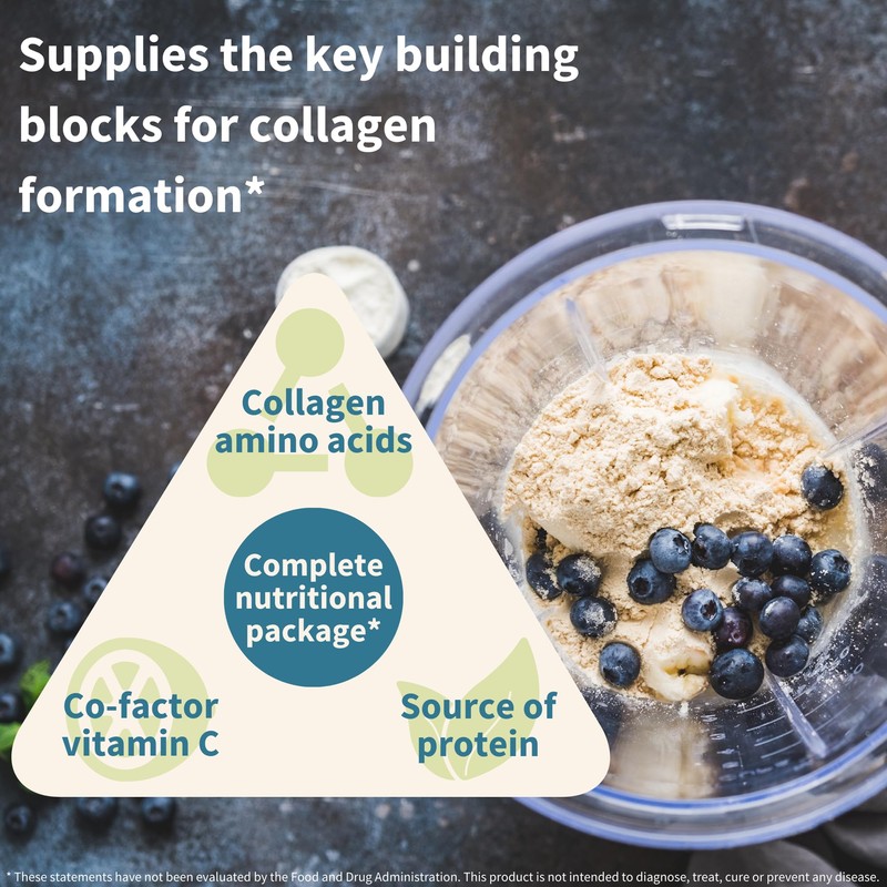 Igennus Vegan Collagen Peptide Powder, Enhanced with Glycine, Proline &