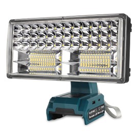 WaxPar 40W for Makita Light Powered by Makita 18V Max Lithium-ion Batteries, 4200LM for Makita Flashlight 18V Spotlight with USB Port,Type C Port, 110 Degree Pivoting Head