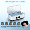 PKBD 50kHz 650ML Large Capacity Ultrasonic Jewelry Cleaner, White&Black