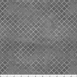 Wilmington Prints - Essentials 108" Wide Backing - Trellis - Dk Gray, Fabric BTY