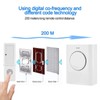Waterproof Wireless Doorbell, MP3 Download Cordless Door Bell Ring with