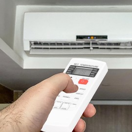 White Air Conditioner Replacement Remote Control,Universal Ac Remote Air Conditioner Remote Mini Split Remote Control