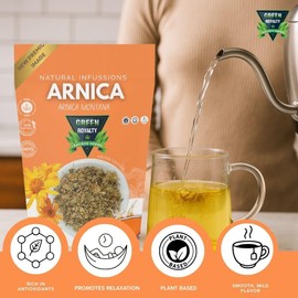 Arnica Herb Tea Bags, 2 Pack, 30+ Cups Each, 100% Natural